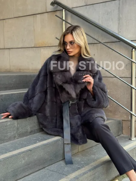 Женская норковая шуба 2026 - фото 8
