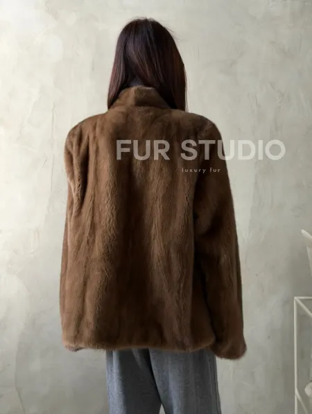 Шуба женская из меха норки - фото 8