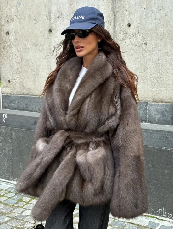 Шуба из меха куницы - автоледи - фото 0