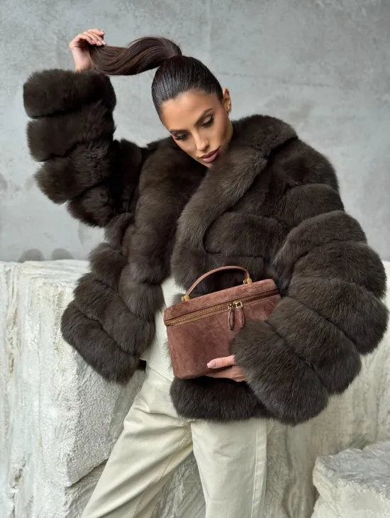 Шуба под соболя - короткая - фото 11