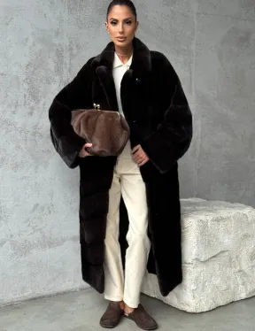 Натуральная норковая шуба - фото 8