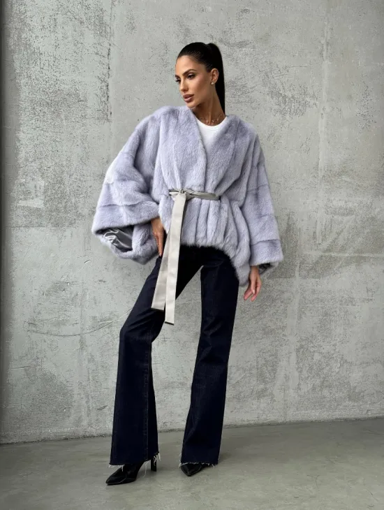 Короткая норковая шуба - фото 9