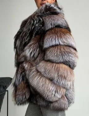 Шуба из меха лисы блюфрост - фото 3