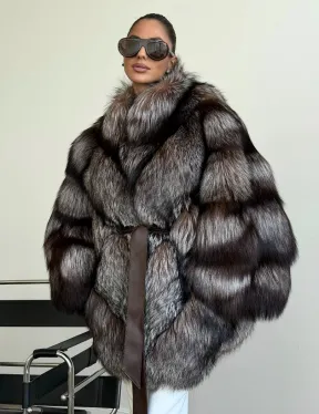 Шуба из лисы - летучая мышь - фото 4