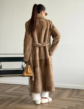 Шуба норковая классика - пастель - фото 10