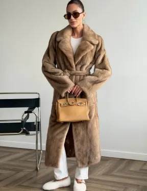 Шуба норковая классика - пастель - фото 4