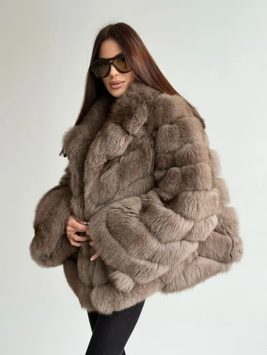 Шуба из меха финского песца - фото 9