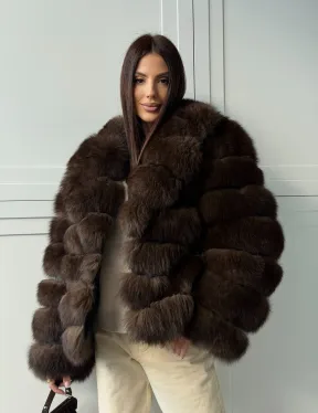 Полушубок из песца 