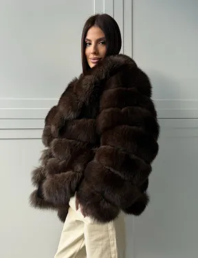 Полушубок из песца 